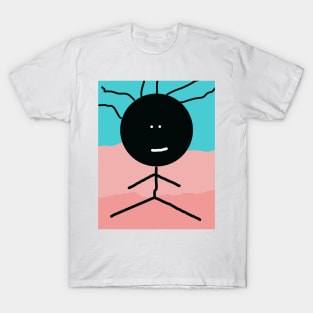 Sitting Baby Stick Figure T-Shirt